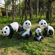 Outdoor simulated panda ornaments fiberglass park lawn garden landscape decoration animal cartoon floor-standing large sculpture style 16