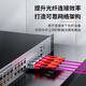 AMPCOM Single-mode MPO fiber jumper 10 Gigabit OM3-300/OM4 multi-mode FC pigtail 8/12-core telecommunications extension cable MPO-FC 10 Gigabit OM4 [12-core] 1 meter