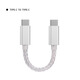 JCALLY OTG amp cable data cable Typec to Lighting small tail decoding special silver Apple cable c to L