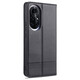 居小智适用华为nova8手机壳翻盖皮套ANG-AN00钱包式插卡外壳全包防摔软内壳保护套磁性吸合男款 华为nova8【黑色】