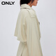 
ONLY Fashion Lapel Puff Sleeve Medium-Length Trench Coat Women 123436005 C07 Nosaka Green SLATE GREEN M 165/84A
