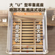 Beiyixiong Beeio bed fence baby bed anti-fall bed fence safety guardrail children's bed guardrail side baffle [no punching] Glacier ash 2.0 meters single-sided 1 piece