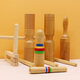 Xingbeixiang Kindergarten Orff Percussion Instrument Log Set Unterrichtshilfen Lautsprecher Sand Hammer Tamburin Dreieck Doppeleisen Einer Ring Buchen geruhtete Einzelring Rill Ring