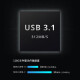 PGYTECH多功能Type-c读卡器内存卡收纳盒USB3.1高速传输SD/TF手机电脑相机读取多合一蒲公英闪存卡盒 黑色