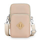Tuzun Summer Mobile Phone Bag 2024 New Women's Mini Vertical Oxford Cloth Bag Multi-layer Crossbody Wrist Sports Arm Bag Khaki Pink