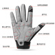 Rock Brothers Cycling Gloves Long Finger Touch Screen Bicycle Motorcycle Gloves Full Finger Cycling Gloves for Men and Women Autumn Velvet XL