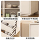 Yizuo Yiyou [Industrie Top1] Feste Holzkabinett gegen die Wand Moderne einfache Wohnzimmer Tee-Aufbewahrung Seitschrank mit drei Pull-Doppeltüren [120*40*80]