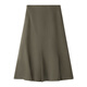 
THE SEA LIFE skirt for women Ou Hai Yisheng A-line skirt high waist fish tail skirt autumn and winter new style 13116 brown L
