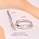 PROMESSA platinum ring Xingyu Su circle star track ring wavy couple ring 92336R 17 circles