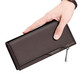 Williampolo Paul Wallet Genuine cuero de cuero Long Top de cuero de vaca