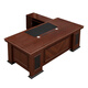 Rulan simple modern boss desk Chinese style office desk high-end president desk executive desk office desk and chair combination 1.6 meters single table