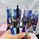 Nouvelle boîte à aveugles Neutral Pen vs Monitor Cartoon Animation Press Student Stationery Black Press Nouveau 6174 Blind Box Pen 6 Pack 0,5 mm x Autre / Autre