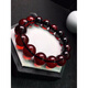 Canbei 7A grade amber blood amber bracelet blood amber round bead single circle bracelet for men and women amber beeswax synthetic blood amber bracelet blood