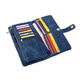 Mk Matte Wallet Women's Long Korean Version 2024 Neue Student Retro dreifache multifunktionaler Frauenhandbrieftasche Baolan