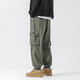 Peak Paul (Dingfengbaoluo) Gong Pants Men's Spring and Summer Bouncing Pants Loose Tide Casual Trip Pants Male FK6603 Army Green L