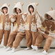 
Young love words parent-child pajamas autumn and winter onesie long-sleeved coral velvet family three and four family decoration children's home clothes YPF3893 puppy 3XL men 3XL (180-210Jin [Jin equals 0.5 kg])