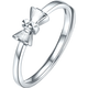 Saturday Fu PT950 platinum ring women's bow live birthday gift PT013959 about 2.11g size 11