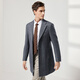 Par créations importées en laine pure manteau de laine Chesfield pour hommes de banlieue chaude décontractée d'hiver masculin