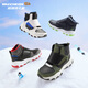 Skechers autumn and winter children's shoes baby snow boots high top children's cotton shoes boys warm cotton boots 8701647L