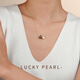 I am lucky enough to have the Tahitian black pearl pendant sea water small light bulb 18K double beads Passepartout transfer necklace young and simple women black beads 8-9mm/white beads 6-6.5mm/18k gold chain