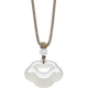 Zhou Liu Fu Xiangyun Ruyi Lock Necklace White Moonlight Cedony Pendant Birthday Gift J0414088 Colored Rope
