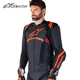 Alpinestars MISSILE V3 a星摩托车皮衣骑行服机车服防摔骑行皮夹克 黑红荧光暗红1365 56