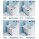 Washing mop pool household bathroom floor basin mop pool narrow and long small balcony mop trough ceramic floor-to-ceiling pool AM28 one-button Taiwan control