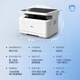 Deli M2020DW Noir et blanc en noir
