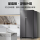 Haier Feast 630 liters air-cooled frost-free door refrigerator double door household first-class energy efficiency frequency conversion energy saving large capacity national subsidy 20% BCD-630WGHSS95SMU1