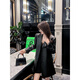 Yu Jin Black PU Lederanzug Jacke für Frauen 2024 Frühlings- und Herbst neu