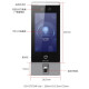HIKVISION (HIKVISION) Host de control de acceso de 7 pulgadas, reconocimiento facial, control de acceso de huellas dactilares y asistencia de asistencia de video todo en uno, impermeabilización al aire libre 50 DS-K1T671BMF (Face + Swipe de tarjeta + contraseña + Higüeta de dato)