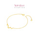 Chow Tai Fook SOINLOVE Cute Pet Zodiac Snake 18K Gold Bracelet VE201 VE201