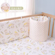 Good Baby Crib Bed Surrounder One-piece Baby Bed Surrounder Spliced Bed Surrounder Crib Fence Soft Pack Anti-collision Beanie Velvet Surrounder Star Picking Bear Double-sided Bed Surrounder Height 40cm Length 250cm