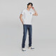 Lee723 Slim Mid Winist Fees rectos Azules Azules delgados Jeans fríos Pantalones de moda