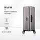 Samsonite suitcase 20-inch trolley case Fashion vertical striped travel bag Latte GU9 password boarding box