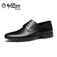 Goldlion men's shoes business formal casual shoes simple and comfortable leather shoes 582810134AAB-black-44 size