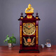 Dongbai mechanical table clock old-fashioned winding chain clockwork copper movement solid wood time telling living room mechanical wall clock table hanging dual-purpose mechanical clock 31-day printed high-quality version 12 inches