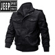 Jeep (Jeep) 2024 Herbst- und Winter-Winter-Plus-Fleece-verdickter Herren-Outdoor-Jacke von Pure Cotton Casual Working Jacket Großgröße Lose Wear-Resistant Top 9903 Khaki M 90-115jin [Jin gleich 0,5 kg] Empfohlen