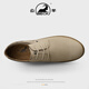 Ram winter men's new leather shoes men's versatile low-top business casual shoes men's breathable soft sole toe-layer cowhide shoes sand color leather shoe size 42