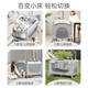Taimei High pliable berceau mobile épissage multi-fonction lit de bébé avec table de couches artefacts de couchage nouveau-nés à feuilles naturelles de feuille naturelle [110 * 68 * 76cm]