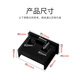 索厉 USB封口塞/USB口安全塞/USB一次性堵头/USB防尘塞/硬塑料材质/内嵌式设计/黑色100装/PBU100