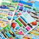 Zug Shinkansen 3D Dreidimensionale Blasenaufkleber für Kinder Spielzeug Jungen Transportaufkleber Aufkleber FP254 Zug Shinkansen 3D-Bubble-Aufkleber