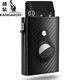 Kangaroo (KANGAROO) exquisite selection of metal aluminum alloy wallet new airtag tracker business card holder men's multi-function wallet black