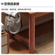 ZHONGWEI solid wood corner desk bookshelf integrated student home bookcase combination study table bedroom L-shaped corner table-1.8.