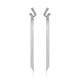 Qlady temperament tassel earrings women's fashion long simple 925 silver needle light luxury dress earrings birthday gift