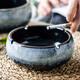 INSCRIPTION Creative personality retro living room office round large-capacity ashtray high-quality practical ceramic large size storage ashtray Zuoqing small size 15.5cm