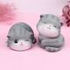 [Qu meisi] Geburtstagsgeschenk Katze Nika kleine Ornamente Mädchen-Herz niedlich