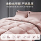Boyang (BEYOND) Boyang Home Textile Down Quilt 95% White Goosevelt Quilt Thickened Warm Quilt Winter Anti-Down Fabric Double Quilt Core 95 White Goosevelt Winter Quilt (Dark Pink) 150*210cm