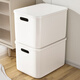Baishengniu sundries storage box home wardrobe clothes storage box toy snack storage box plastic storage basket storage box high style medium size