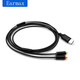 Suitable for Shure SE215 SE535 846 N40 N5005 N1AP type-c to MMCX headphone cable black Typec/ mmcx wired version